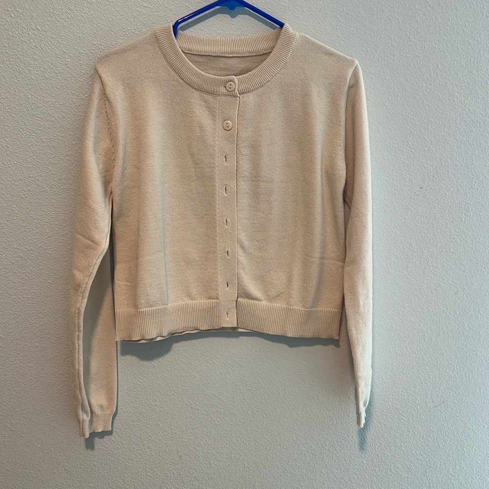 Ladies cardigan sweater size medium